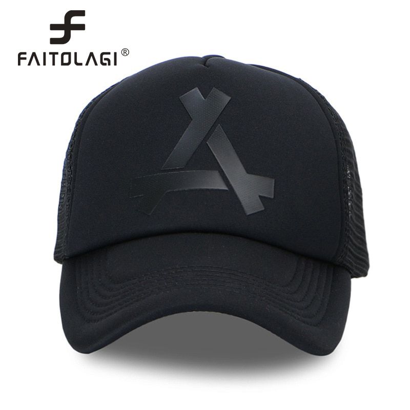 Fashion Letter Print Baseball Cap Men Women Outdoor Sun Hats Breathable Unisex Summer Mesh Caps