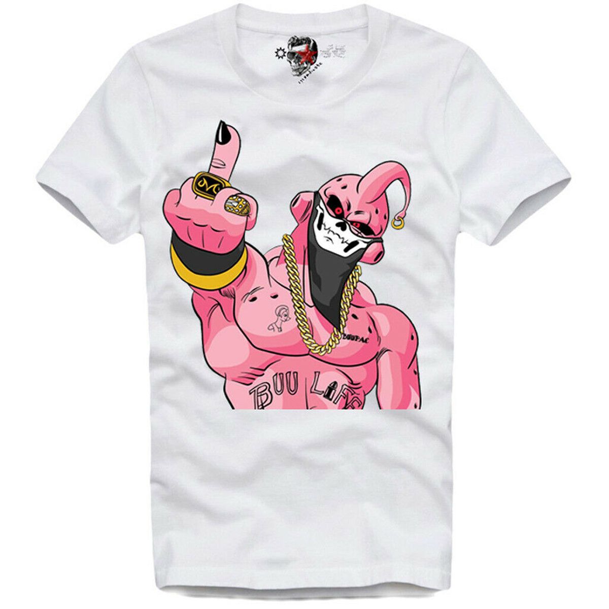 T Shirt Majin Boo Son Go-ku Gym Super Brand Clothing Tees Casual Male Best Selling Man Casual T Shirt