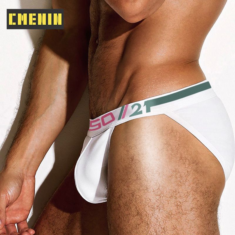 CMENIN Soft BS (1 Pieces) Solid Comfortable Underwear Men Jockstrap  Briefs Mens Underpants New BS3106