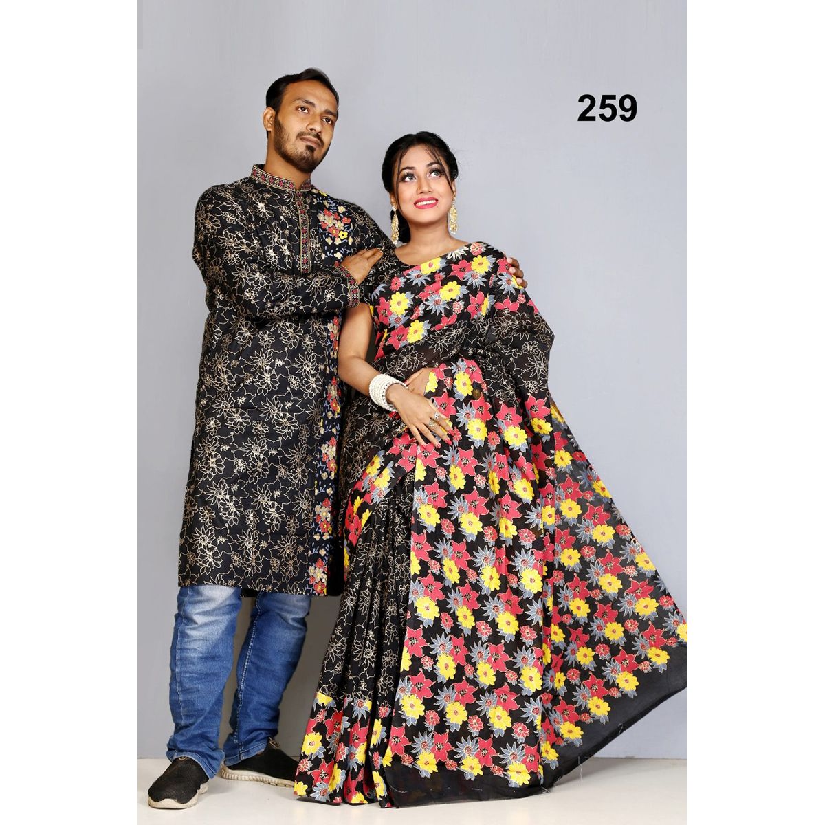 New Design Half Silk Saree Collection SET