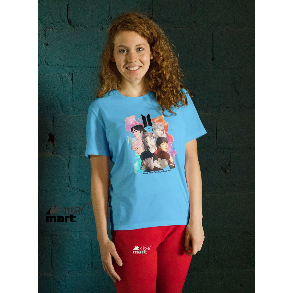 Bts Group Celebrity Fashion Series Tshirt For Womens - T Shirt For Women