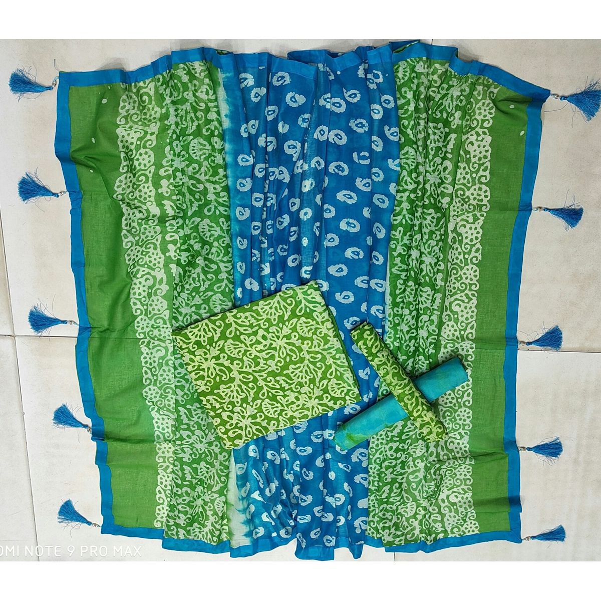 EXPORT Quality Les Batik Three Piece [3 Piece] লেইছ বাটিক থ্রি পিছ। পাকা রং
