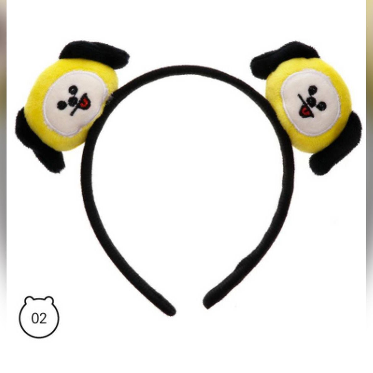 【BestGO】BTS Bangtan Boys Cartoon Elastic Hair BanLovely Rabbit Lamb Plush Headband  07#VAN