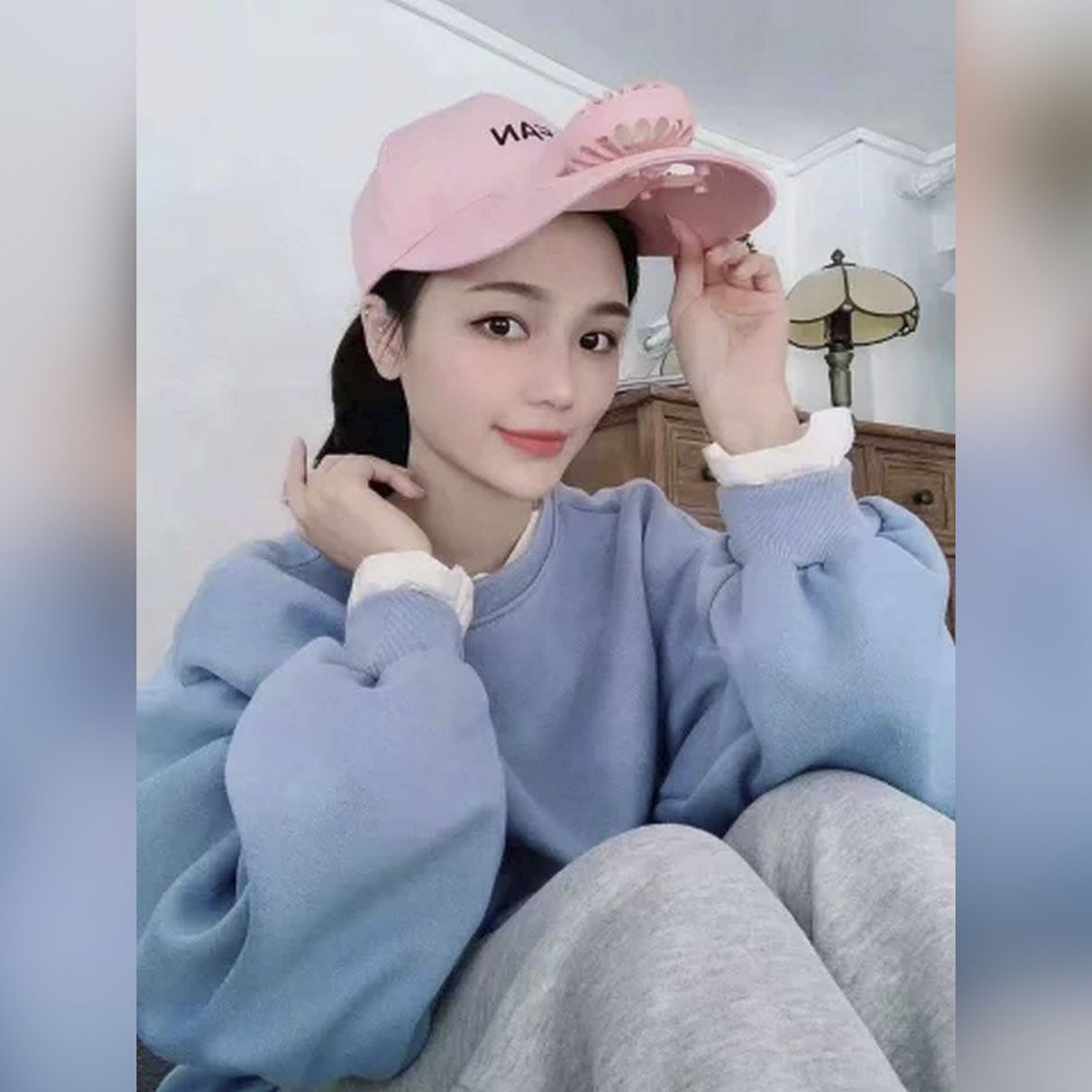 Summer Sports Hot Sun Protection Baseball Cap With Fan