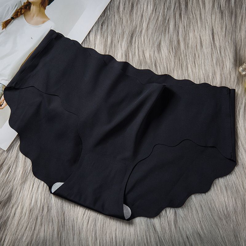 Women's Mid-waist Wavy Ice Silk Panty / Ice Silk Panties / ice silk panty for women / ice silk panty for girls / ladies panty / panty for women / panty for girls / panties for women