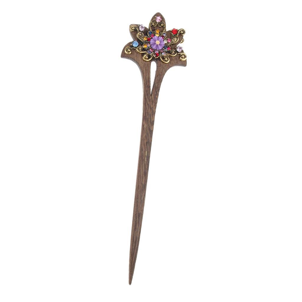 【BestGO】Women's Wood  Hair Stick Hair Chopsticks Hairpin Clip BriJewelr