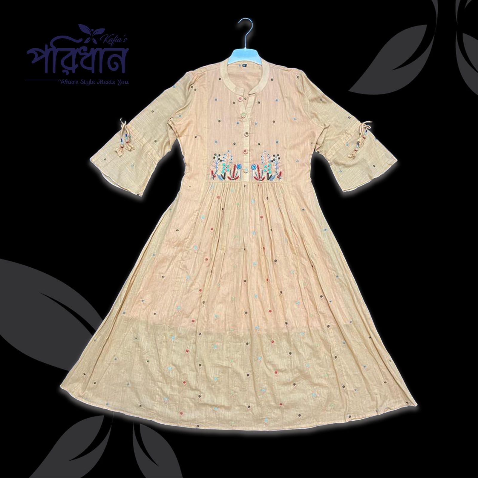New Exclusive embroidery Designed gown for women and girls,