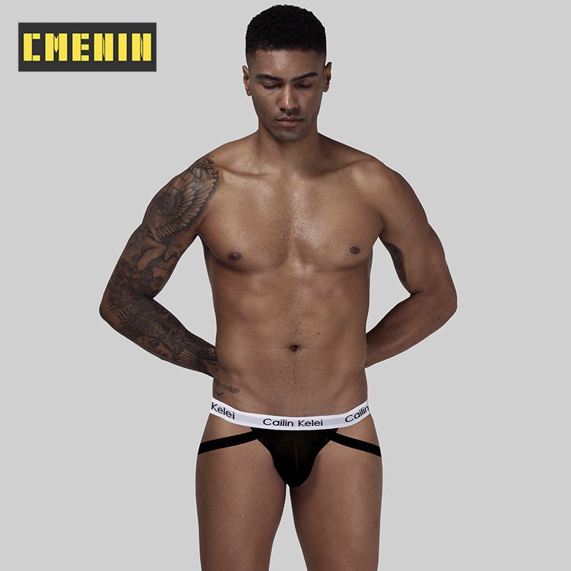 CMENIN 1Pcs Modal Print  Men Underwear thongs Men Jockstraps Ins Style Jockstrap Mens thongs G strings string CK1504