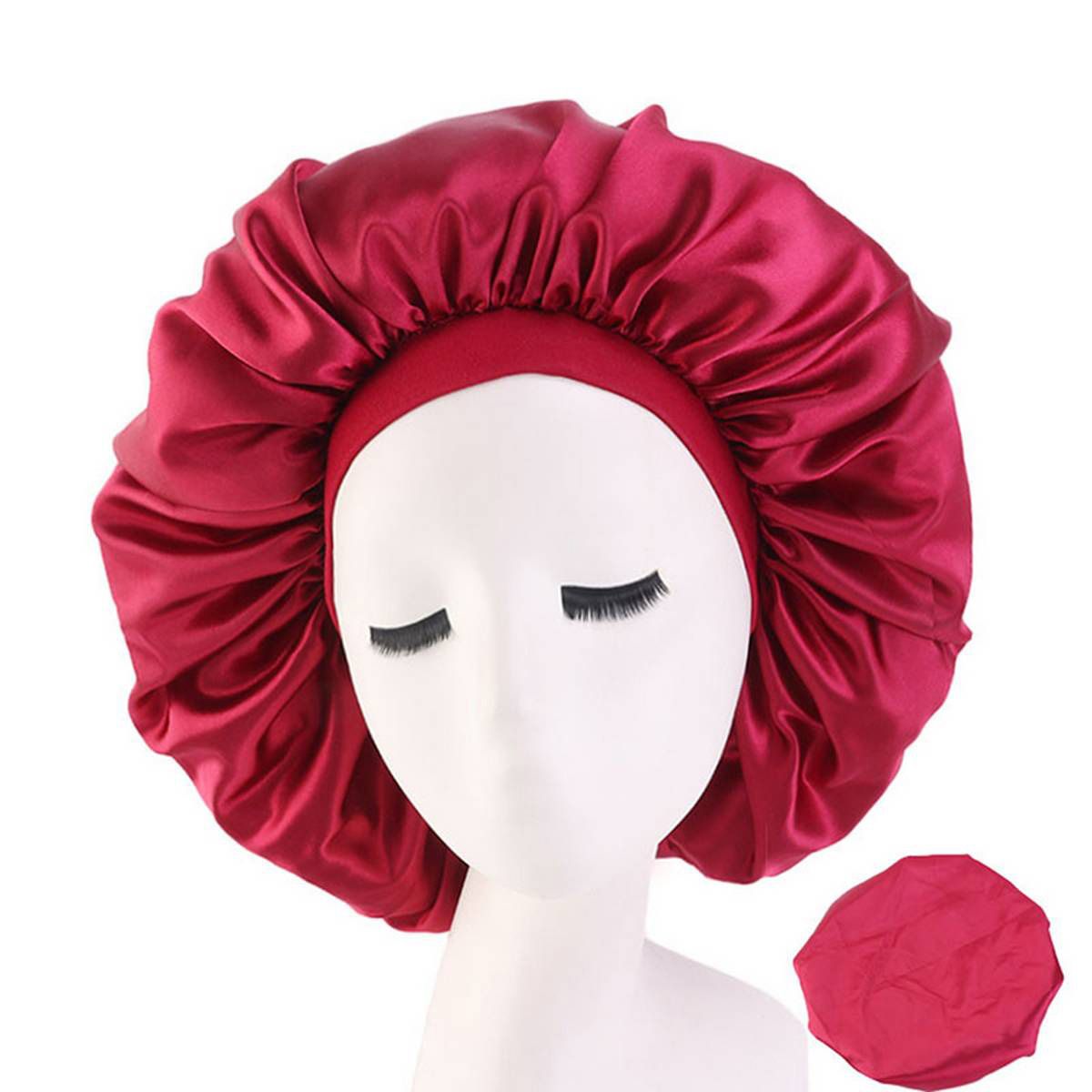 【BestGO】Women Xmas Gift Large Solid Soft Silky Bridal Evening Wedding Scarf Shawl Wrap Lucinashop