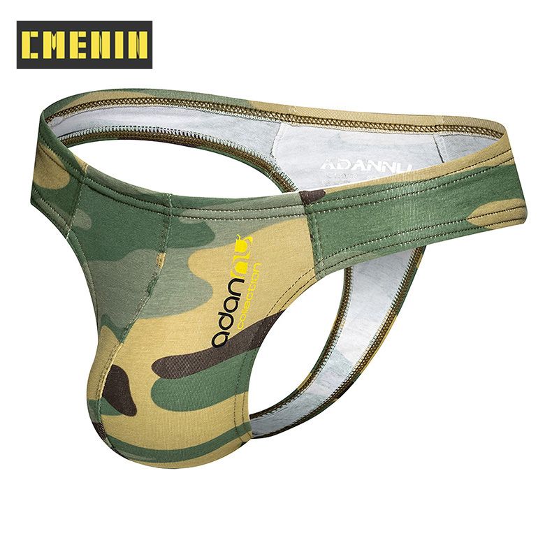 CMENIN Fashion  LOGO Nylon  Men Underwear thongs Mens Jockstrap Popular Thongs And G strings CMENIN Fashion Comfort Letter Innerwear AD309
