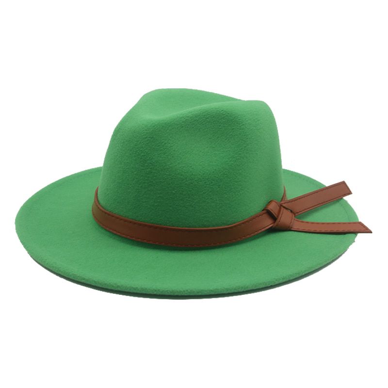 Hats for Women Fedoras Belt Band Dress Formal Hats for Men Panama Solid Khaki Camel Winter Women Hat Luxury Church Chapeau Femme