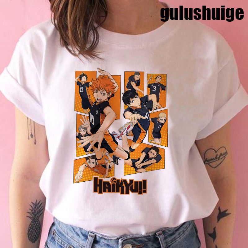 Oya Oya Oya Haikyuu T Shirt Men Kuroo Anime Shirt Fly High Graphic Tees Cool Karasuno Japanese Cartoon T-shirt Tops Uni Male