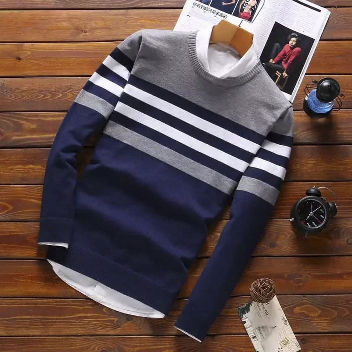 Cotton Full Sleeve T-Shirt For Men - Genji