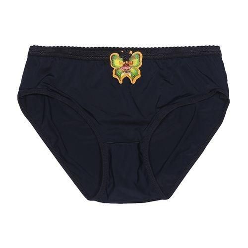 Black Cotton Panty For Women
