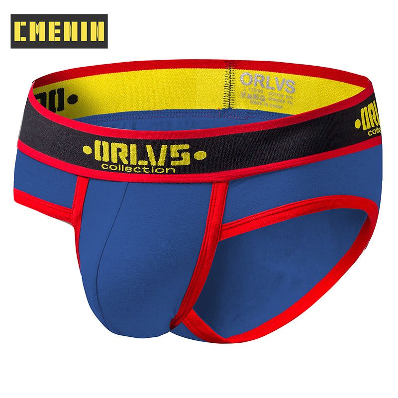 CMENIN Soft ORLVS (1 Pieces) Low waist Milk Fiber  Underwear Men Jockstrap Briefs  Men Underpants Male Panties Plain Mens Innerwear OR175