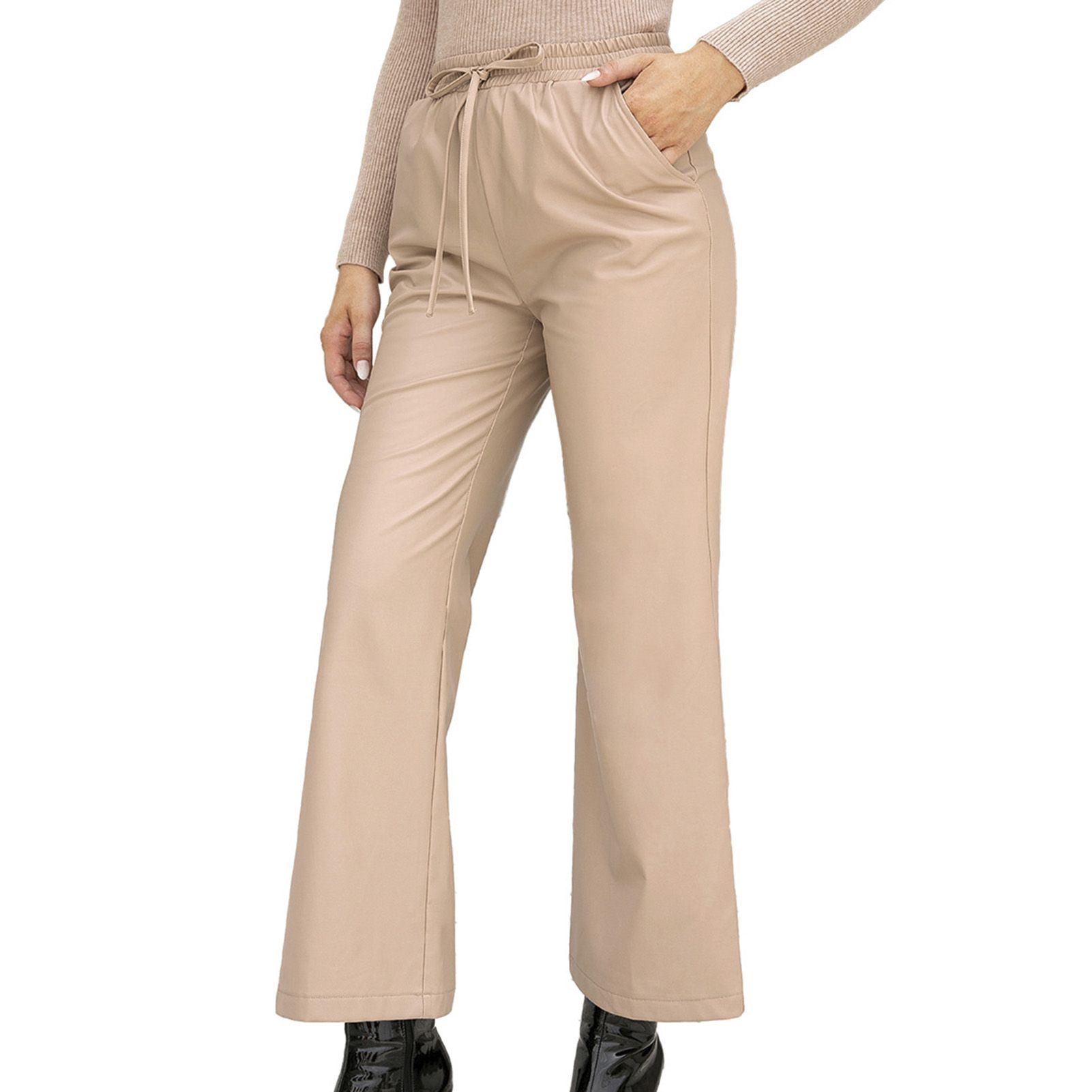 Wide Leg Pants Quick Drying Vintage Fashion Women Trousers