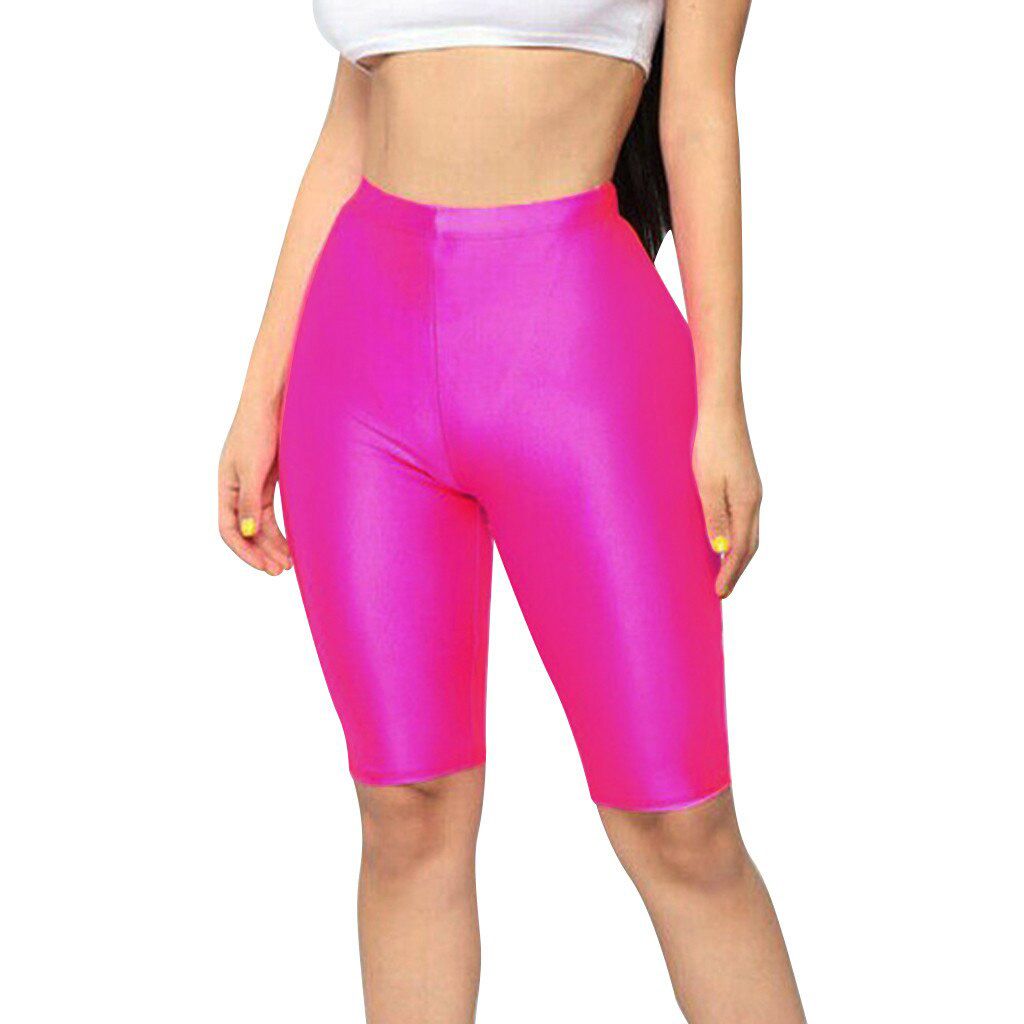 Mallas Deporte Mujer Fashion Womens Bike Yoga Elastic High Waist Shorts Leggings Sports Casual Mayas Deportivas Mujer New #E