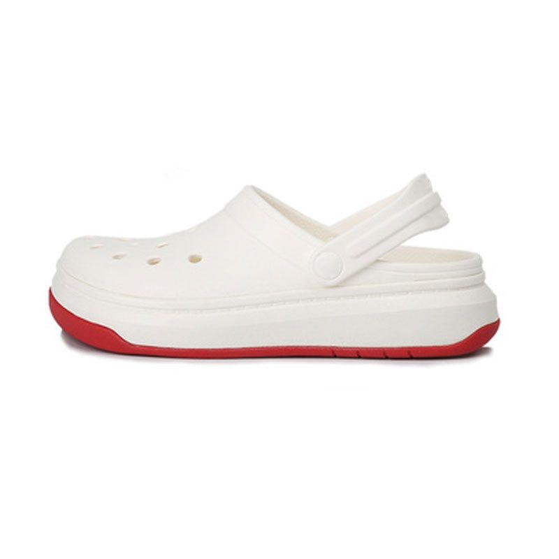 Mr Co 2021 New Hole Shoes Old Shoes Men And Women Thick Bottom Baotou Beach Shoes Sandals For Men