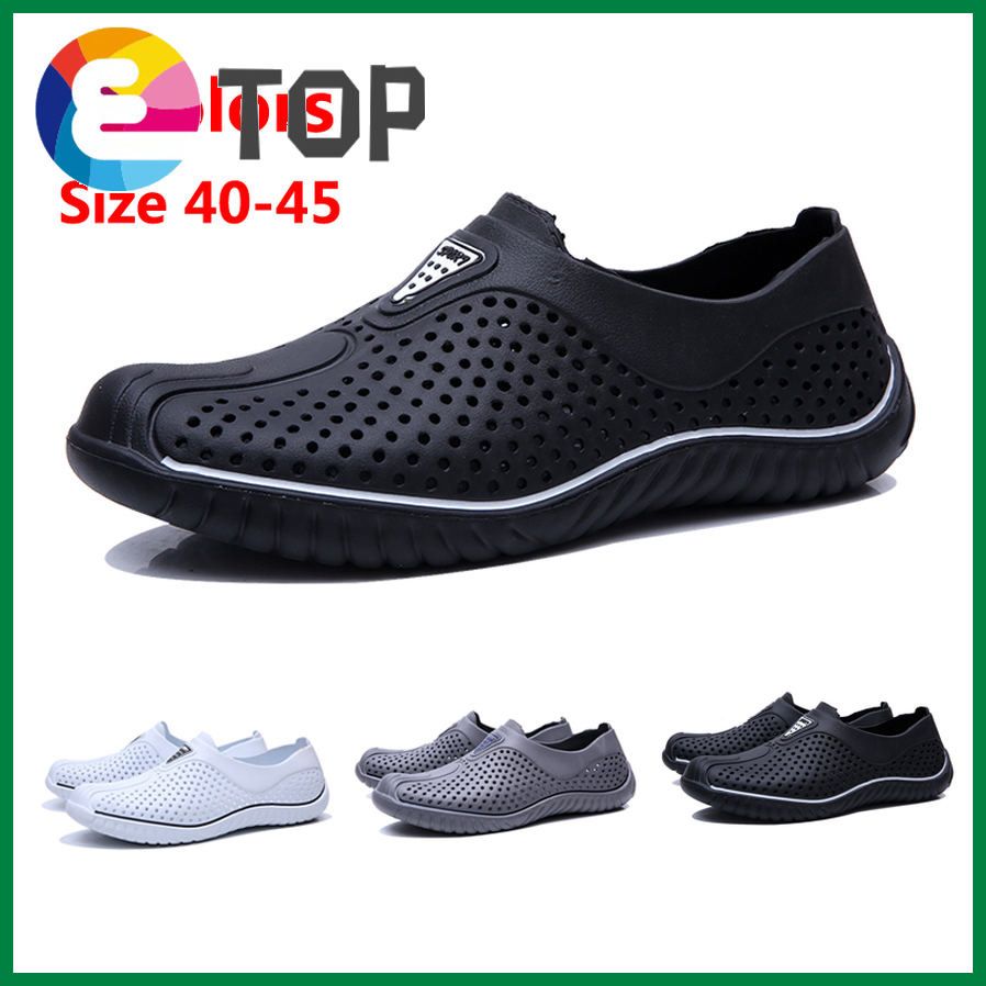 Sports Sandals for Men Slippers Water Shoes Outdoor Beach Shoes for Men Sports Shoes Casual Sandals for Man Hollow Croc Men Slippers