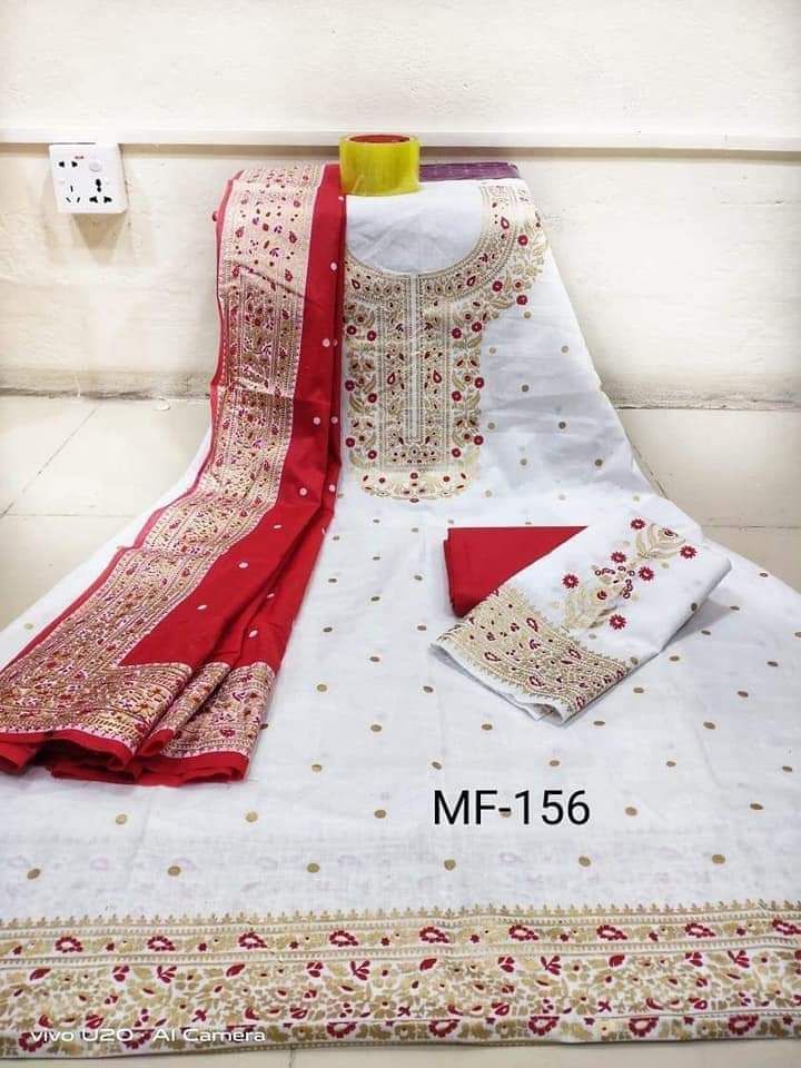 New Exclushive Collection High Qualitiey Screen Print Cotton Three Piece