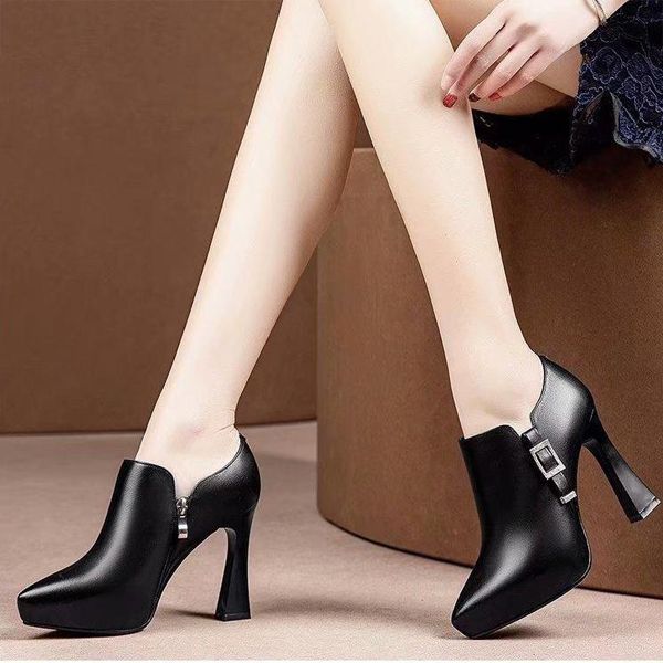 New and Fashion Women’s Booties High heels Casual Shoes Single Shoes Ankle Boots