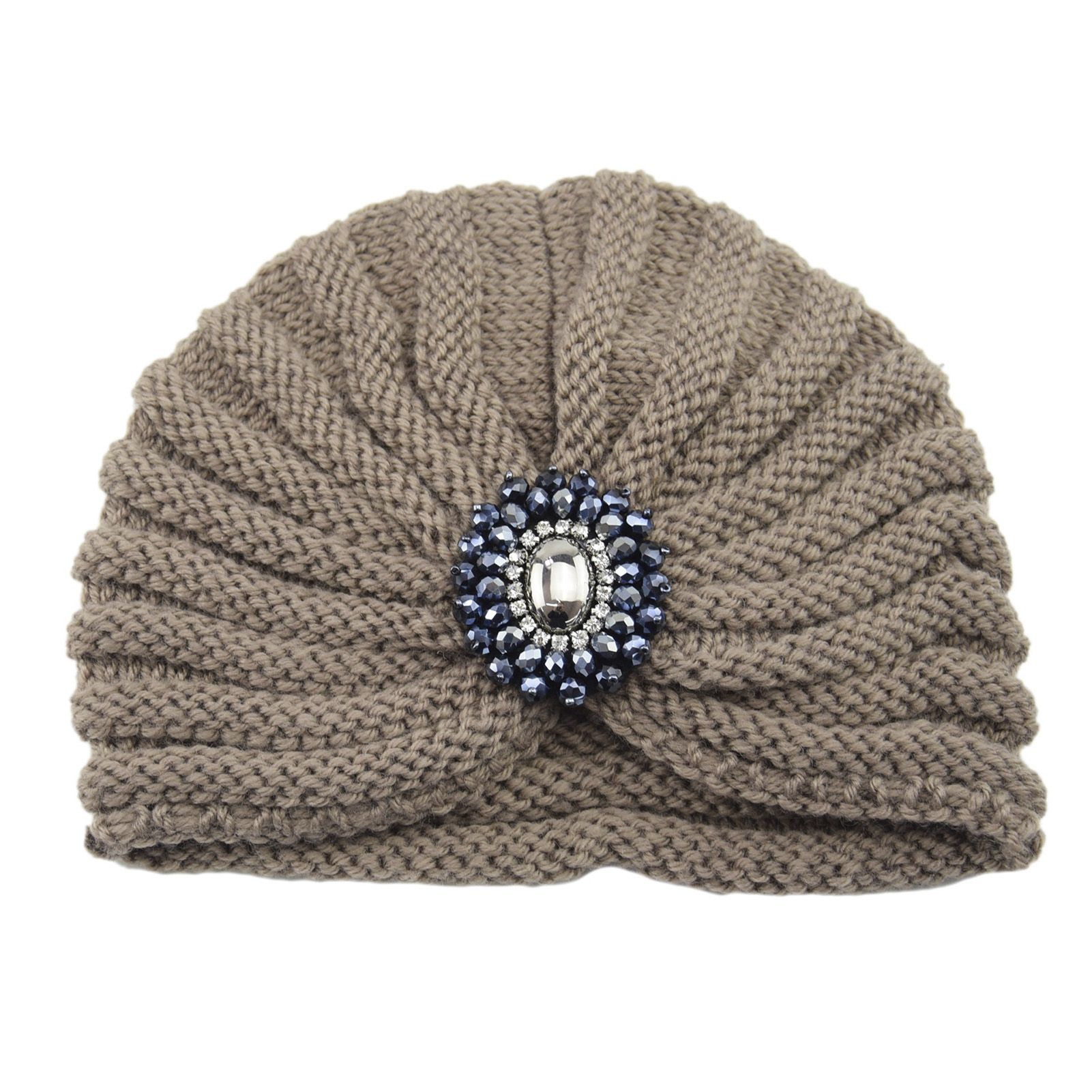 Women Beanies Lightweight Faux Crystal Delicate Women Beanies