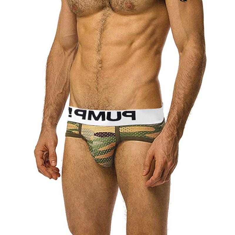 Fashion Sexy Men Jockstrap Breathable Cotton Gay Man's  Men Briefs Male Gay