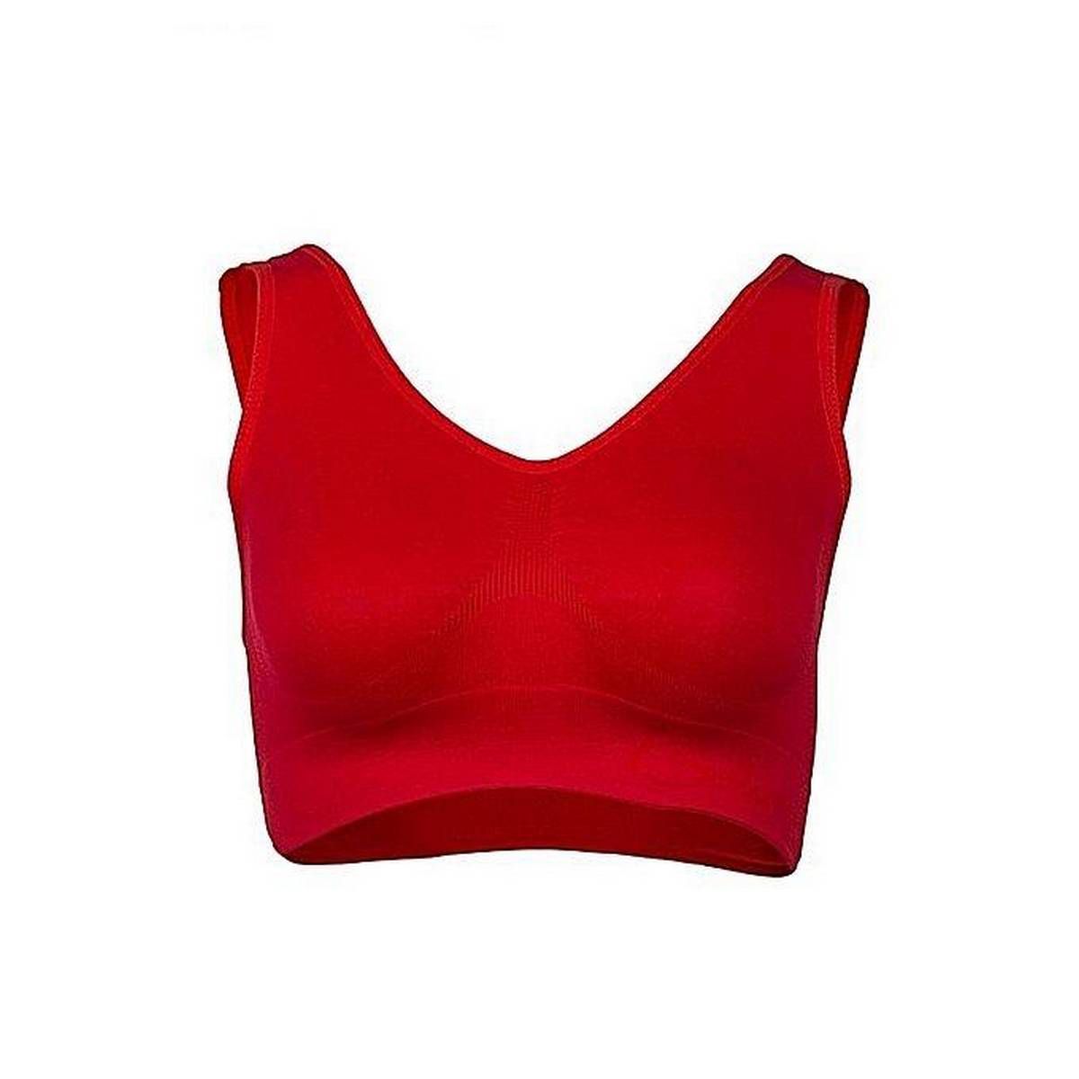 Free Size Auto Fitting Aire Bra Body Shaper - Red