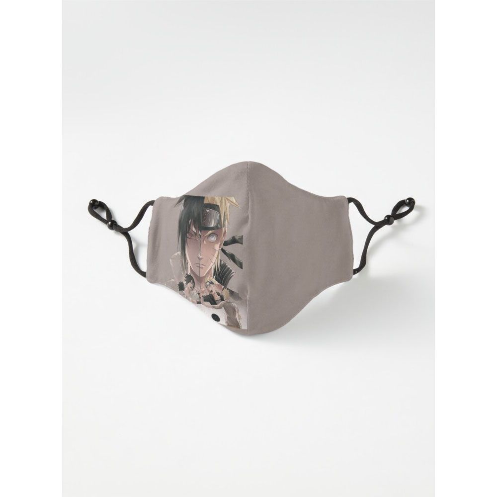 Naruto Uzumaki & Sasuke Uchiha Six Layer Face_Mask Tiktok_Mask For Men And Women Gaming_Mask With Adjustable Ear Loop And Digital Print Face_Mask Graphics Print Anime_Mask