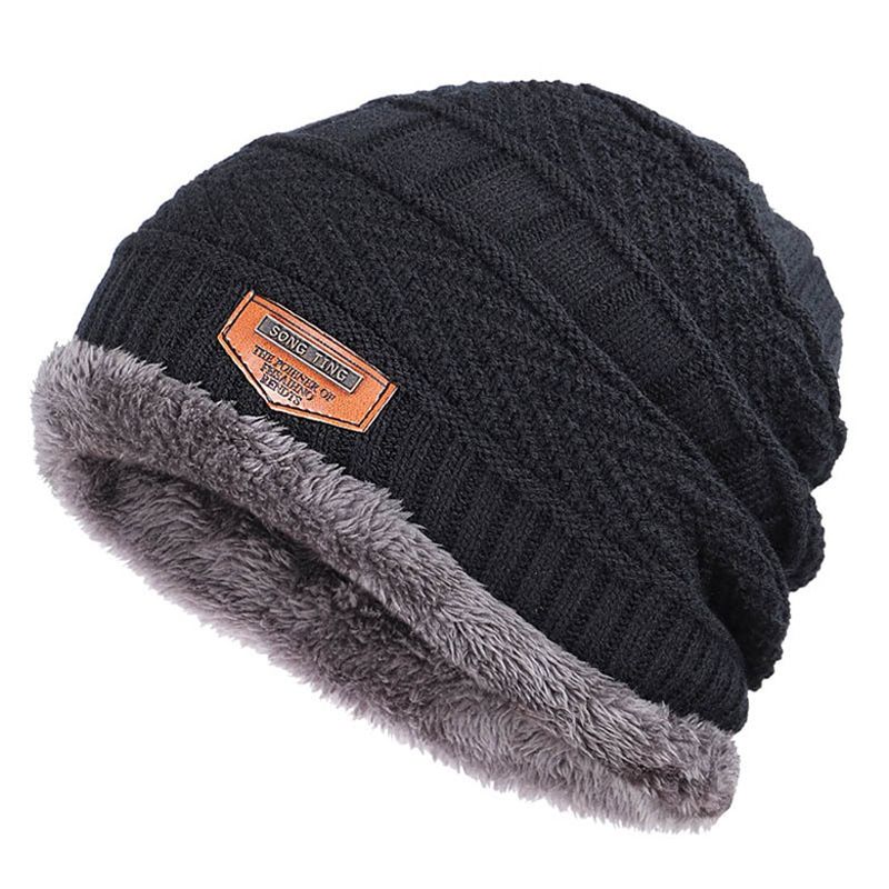 2020 Winter Knit Hats Women Thick Warm Beanies Hat Men Riding Outdoor Beanie Skullies Hats Unisex knitted Cap