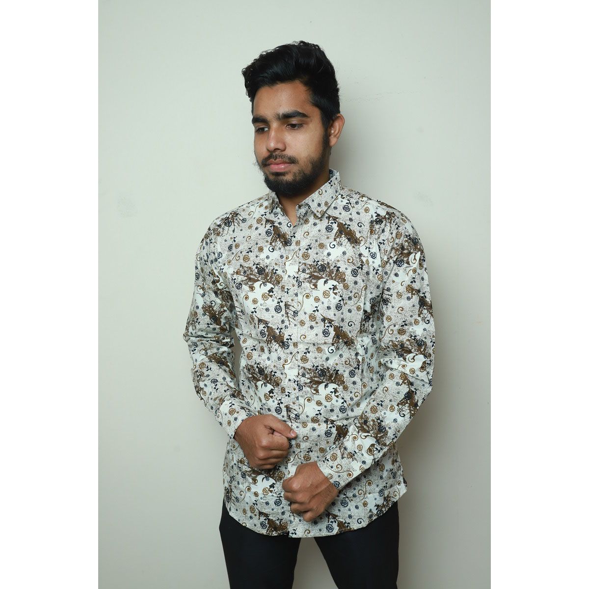Exclusive Long Sleeve Casual 100% Cotton Shirt for Men