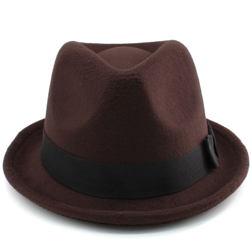 Men Women Fedora Hats Trilby Sunhats Panama Caps Classial Retro Jazz Outdoor Travel Party Street Style Winter Warm L