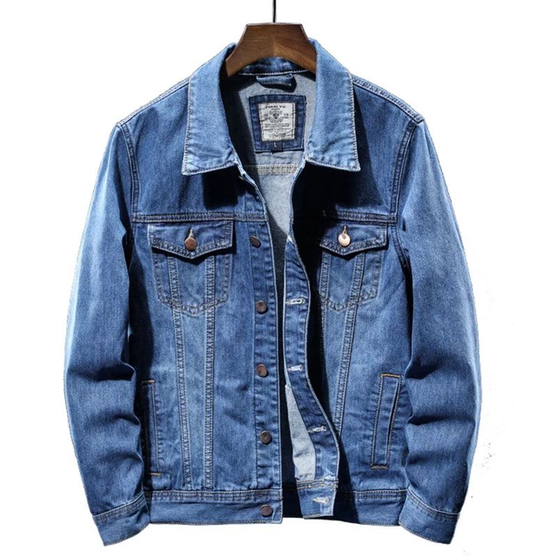Custom Design Winter Fashion Denim Jacket For Men