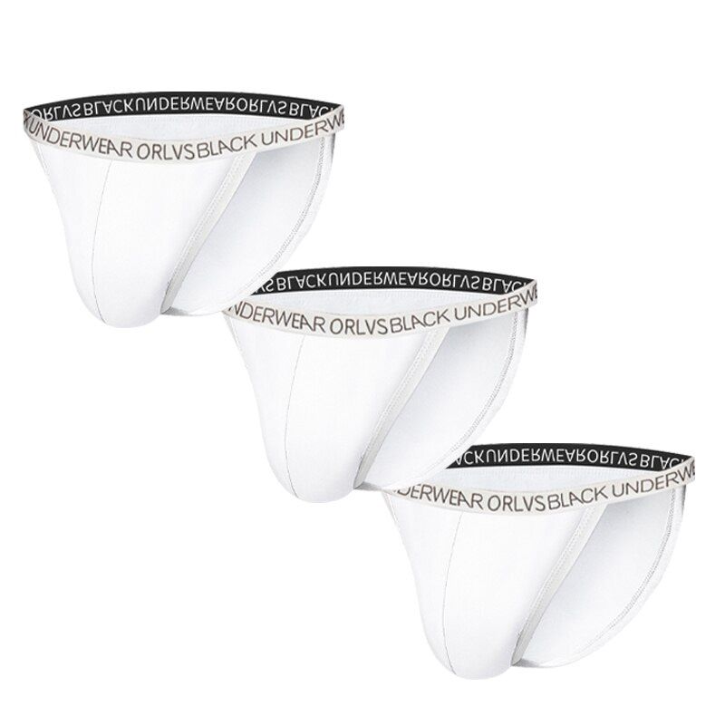 3PCS  New Modal Sexy Man's Briefs Underpants Quick Dry Men's Briefs  Gay Men's Gay