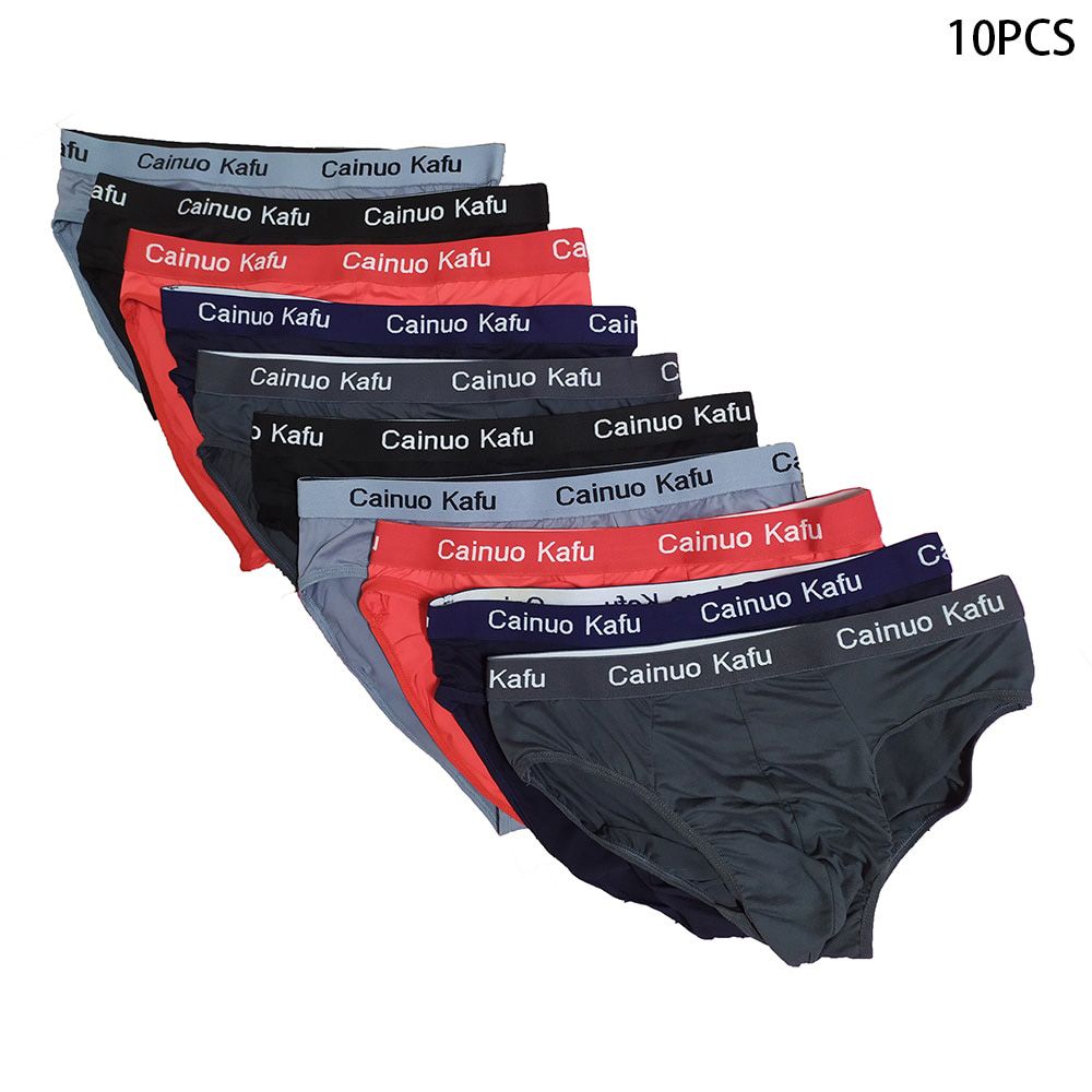 Sexy Men Brief Shorts Mens Briefs Ropa Interior Hombre Low Waist Underpants Breathable U Convex Print 1703