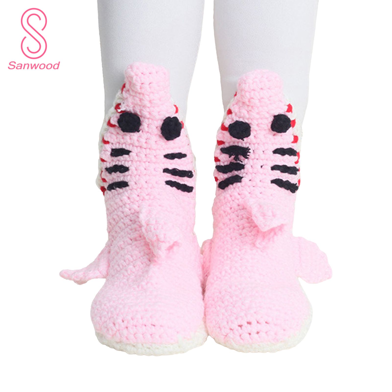Knitted Socks Vivid Animal Shape Grippers Socks