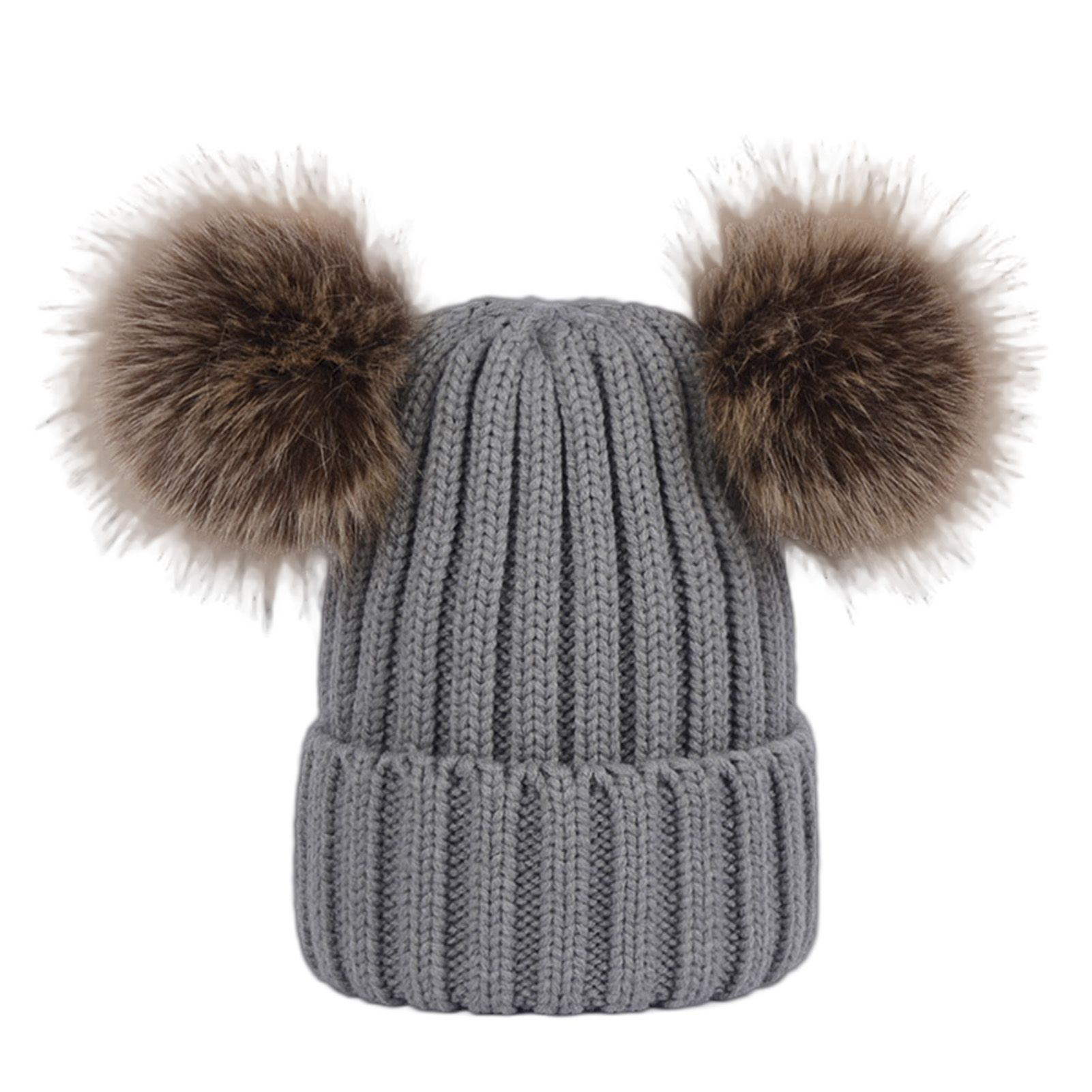 Hat Brimless Cute Pure Color Beanie Cap
