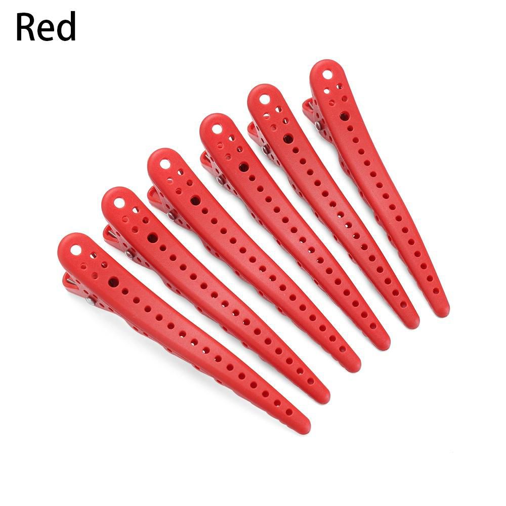 【ALLGOOD】6Pcs/Set Alligator Hair Clip Hairdressing Sectioning Clamp Barber Pro Salon Hair Care Styling Tools