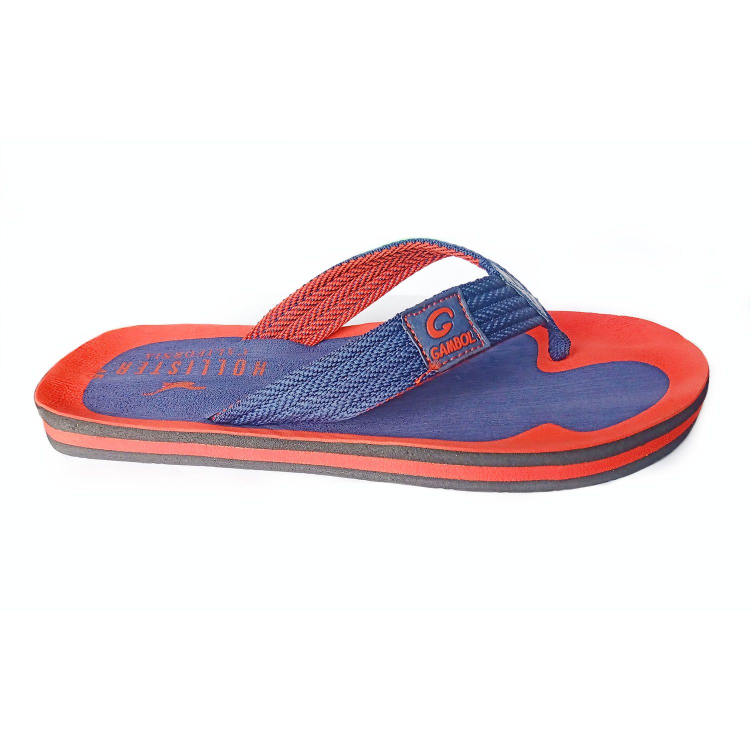 Synthetic Fashionable Rubber Sandal for Men (Multicolor_Stylish)