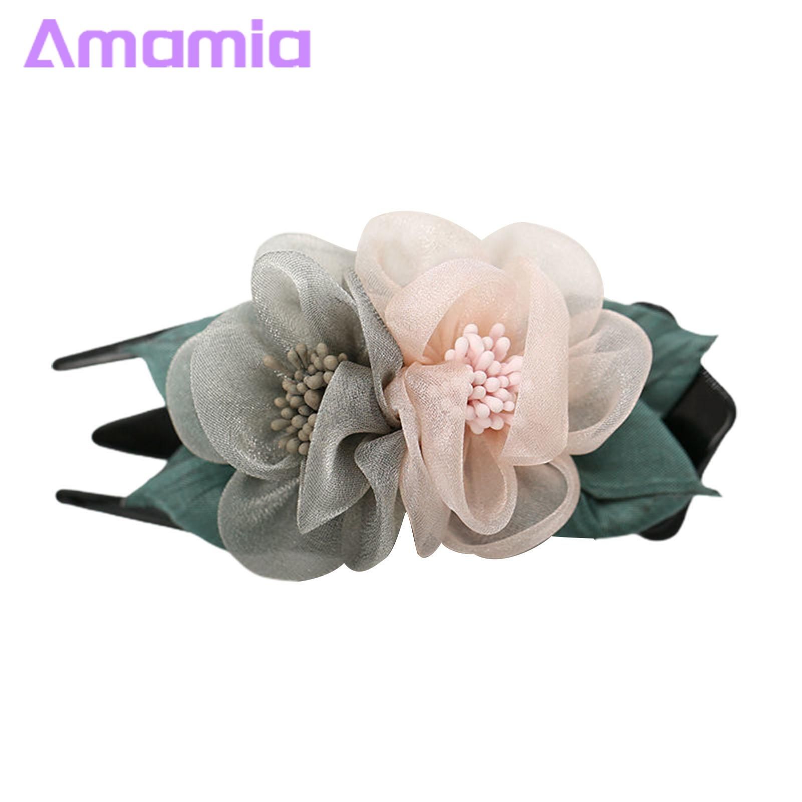 Amamia Hairpin Anti-slip Three Fashion Cloth Flower Hairpin