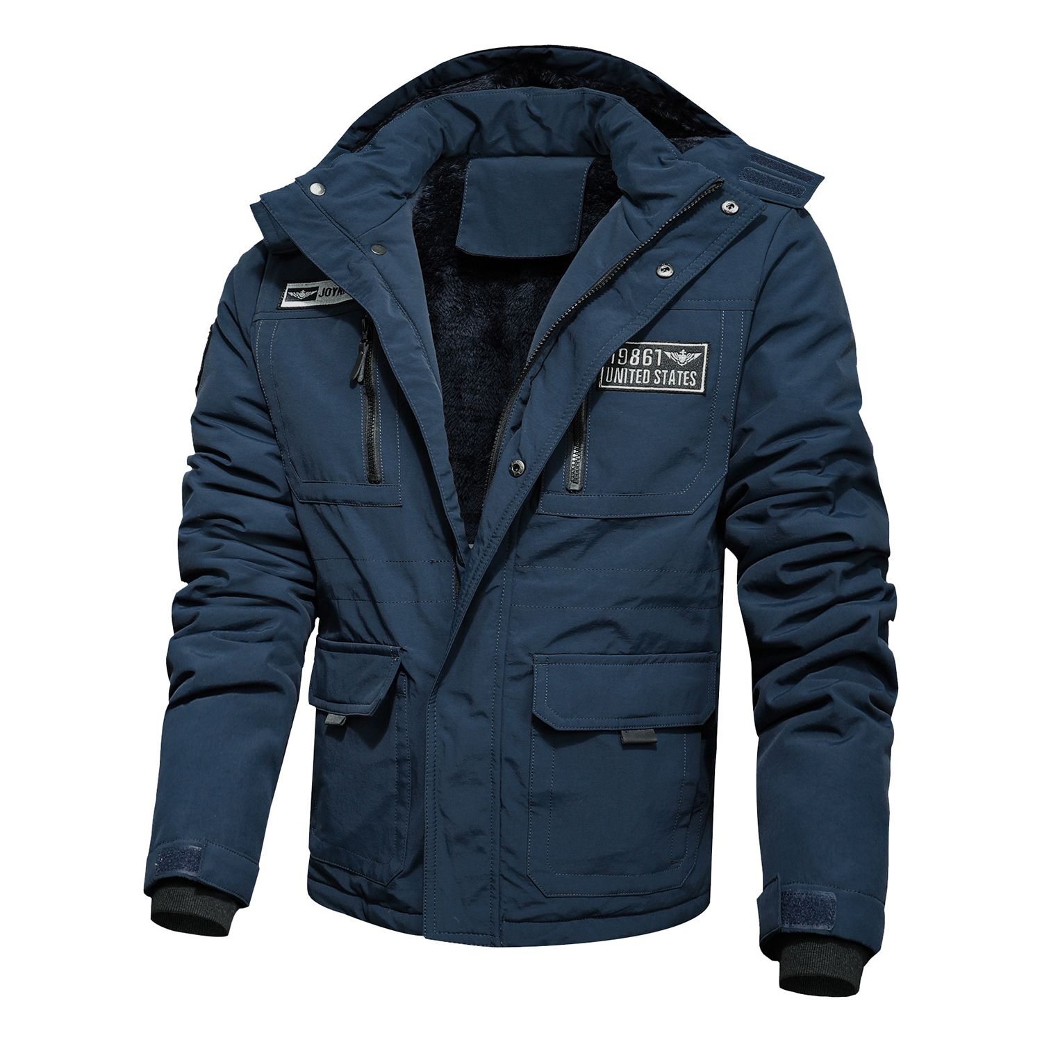 Winter Military Jacket Men Quality Windbreaker Warm Outdoor Fleece Lined Overcoat Casual Slim Tactical Coat Male Parkas