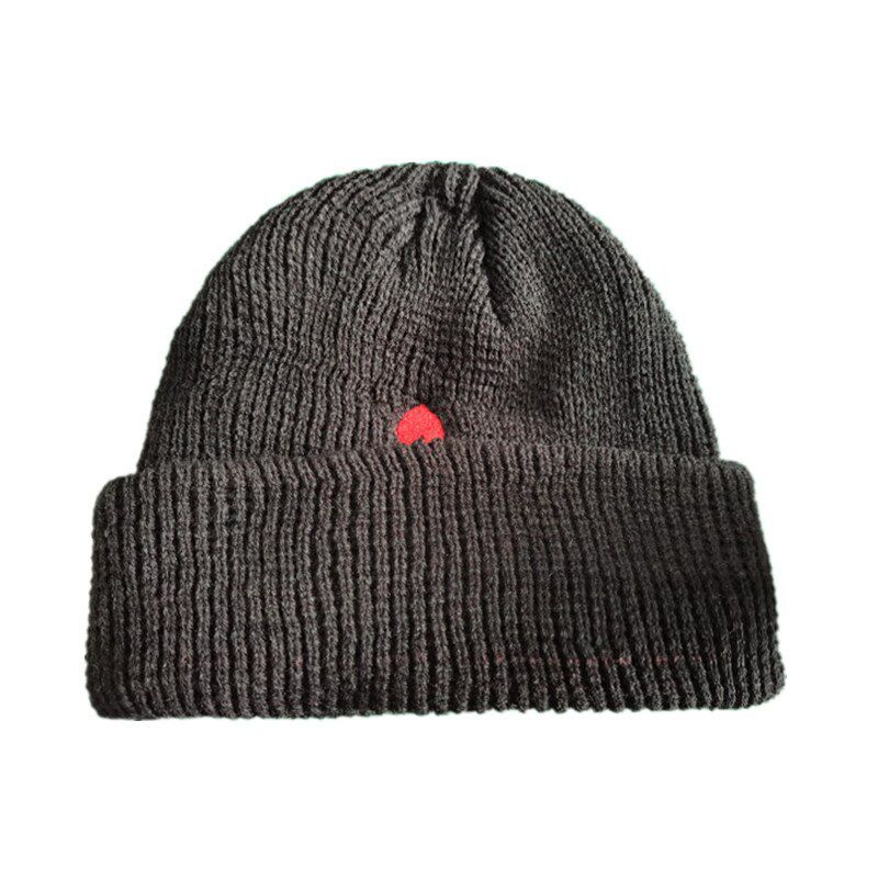 IWINTER Men Knitted Hat Beanie Solid Color Cap Retro Ribbed Cuffed Short Melon Hat Skullies Beanies Casual Winter Hat Skullcap