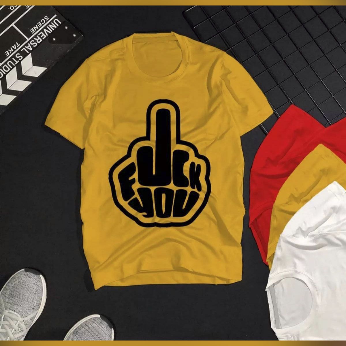 FAK OFF HIGH QUALITY GRAPHIC LOGO T-SHIRT SUMMER NEW COLLECTION FOR MEN