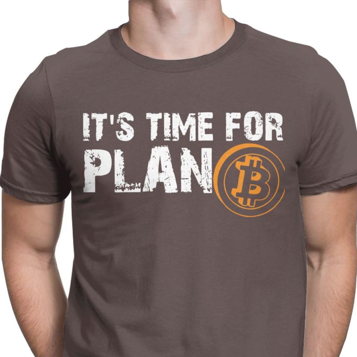 Men's It's For Plan B  BTC Crypto  T Shirts Crypto Blockchain ChristT-Shirts Drop Ship