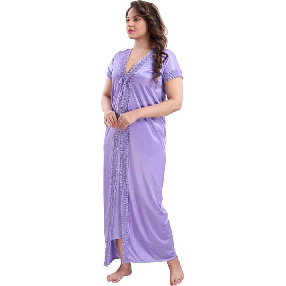 Exclusive, Fashionable, Stylish and Comfortable Night Dress (2 Part) Long For Woman 40