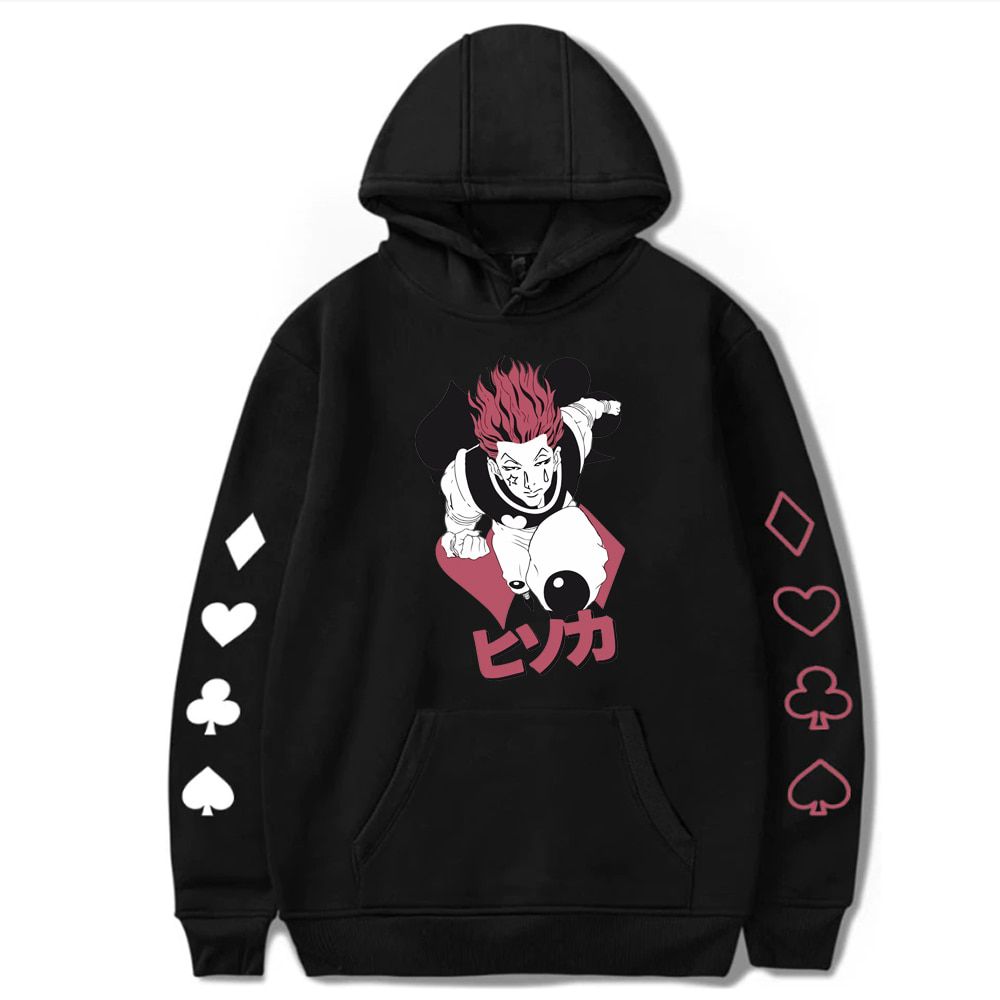 Anime Hunter X Hunter Hisoka Hoodies Fashion Men Women Sweatshirts Casual Hooded Harajuku Sports Hoodie