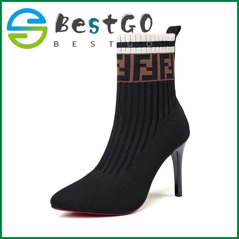 Fashion Women Boots British Style Thin High-heeled Boots for Women Ankle Martin Boots