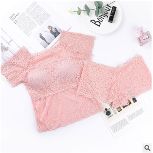 Bra and Panty for Women T-Shirt Style Tops Sets