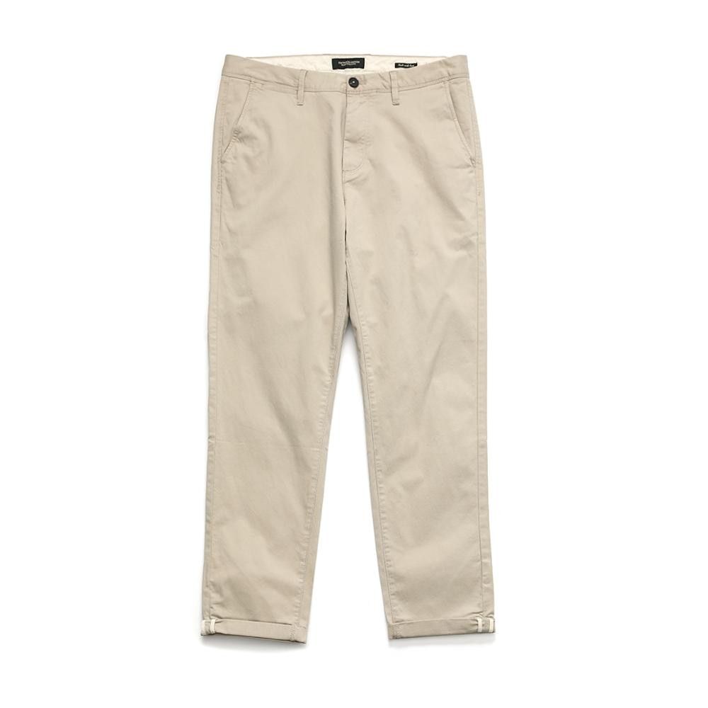 Spring Summer Slim Fit Tapered Pants Men Enzyme Washed Classical Chinos  Basic Plus Size Trousers SJ150482