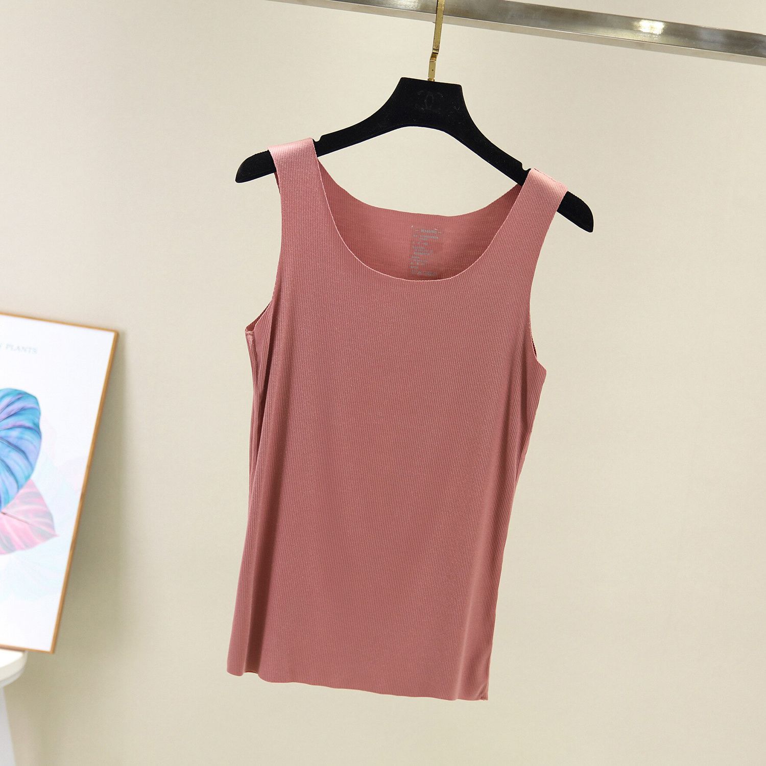 Summer Women seamless Tank Tops O-Neck Casual Sleeveless Vest basic Tee Tops